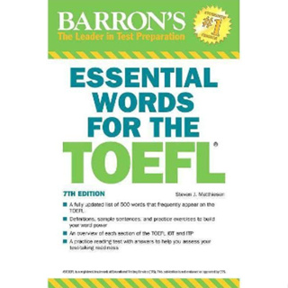c321 ESSENTIAL WORDS FOR THE TOEFL (BARRONS) 9781438008875