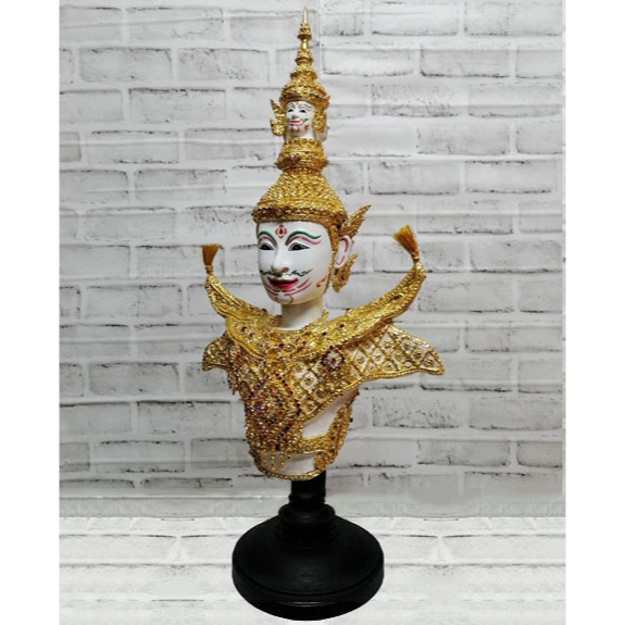 รูปปั้นครึ่งตัว-รามเกียรติ์-ramayana-ban-ruk-brahma-bust-statue-พระพรหม