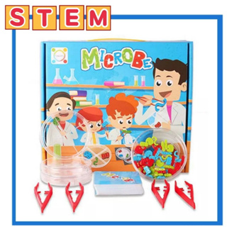 👑Alice&amp;kids👑DIY ของเล่นทดลองวิทยาศาสตร์ Microbe / Kids Pretend Play Science Microbes Lab Experiment Education Toy Teachi