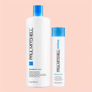 Paul Mitchell  SHAMPOO TWO 300 1000 ml.แชมพู ทู สระผมที่ทำความสะอาดได้อย่างล้ำลึก มีส่วนผสม Lemon Extract ช่วยลดความมัน