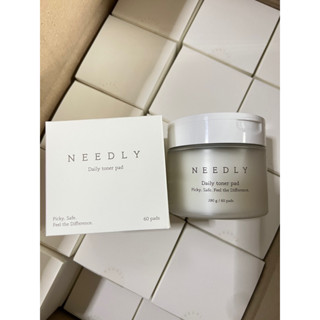 พร้อมส่ง Needly Daily Toner Pad (60แผ่น) โทนเนอร์แผ่นลดสิว กระชับรูขุมขน ผัดเซลล์ผิวเติมเต็มความชุ่มชื้น