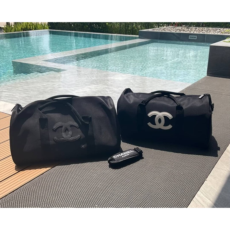 กระเป๋าchanel-vip-gift-bag-travel-bag-gym-duffel-weekend