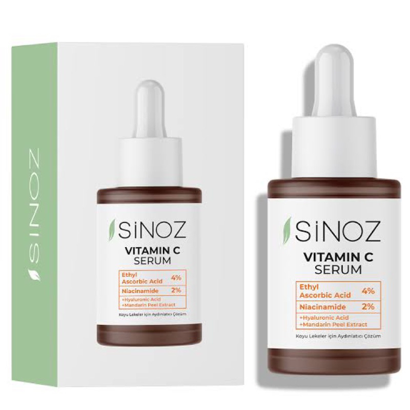 เซรั่มวิตามินซี-sinoz-30mlจากตุรกีปรับสีผิวลดฝ้า