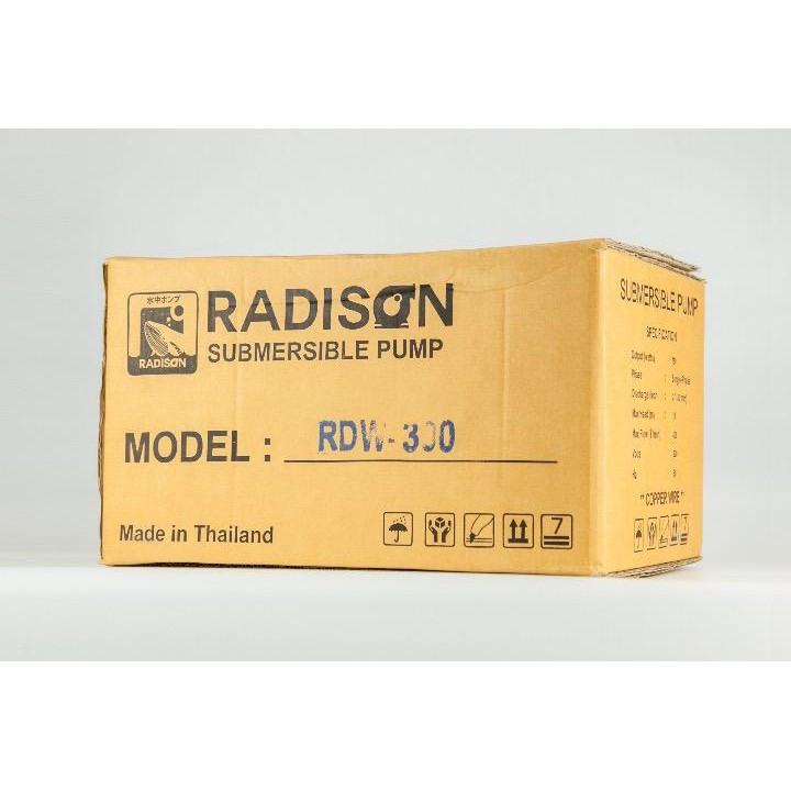 ปั๊มแช่ Radion รุ่น RDW-300 RDW-300A 750w ปั๊มไดโว่ ดูดน้ำดี ขนาดท่อส่ง ...