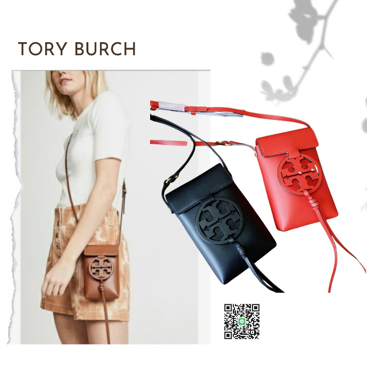 แท้-นำเข้าจาก-usa-tory-burch-miller-metal-phone-crossbody-พร้อมส่ง-กระเป๋าใส่โทรศัพท์-กระเป๋าสะพาย