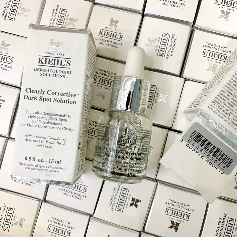 kiehls-clearly-corrective-dark-spot-solution-15-mlเซรั่มปรับสีผิวให้สม่ำเสมอ-travel-size