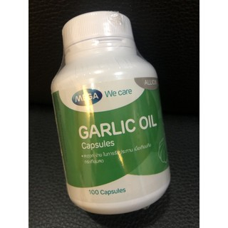 mega-garlic-oil-ประกอบด้วยสาร-allicin-สะดวกง่ายในการรับประทานเมื่อเทียบกับกระเทียมสด-ขวดละ-100-แคปซูล