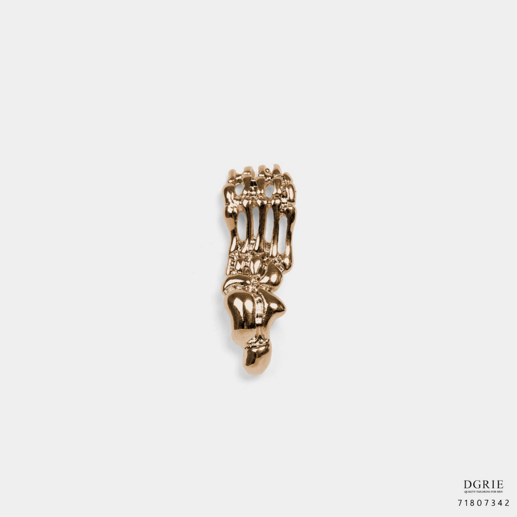 gold-foot-bones-brooch-เข็มกลัดกระดูกเท้าสีทอง