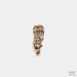 Gold Foot Bones Brooch – เข็มกลัดกระดูกเท้าสีทอง