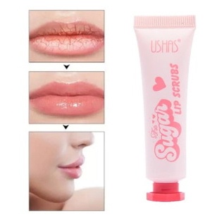 ลิปสครับปาก USHAS The Sugar Lip Scrubs  LP2252 สครับปาก น้ำตาลสครับขัดริมฝีปาก สครับชูก้าร์ ผลัดเซลล์ผิวปาก แก้ปากดำ