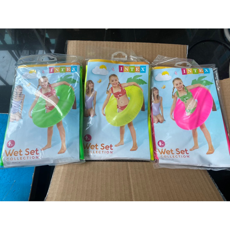 Intex 59262 ห่วงยางนีออนแบบขุ่น (91 ซม.) ของแท้ | Shopee Thailand
