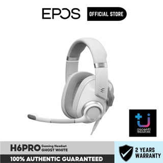 EPOS H6PRO (หูฟังเกมมิ่ง) Gaming Headset GHOST WHITE (H6PRO-CLOSED-WH)