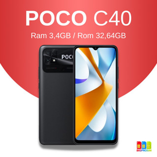 [พร้อมส่ง]🔥 POCO C40 Ram 4/64 (🇹🇭 ประกันศูนย์ไทย 1 ปี)✅ออกใบกำกับภาษีได้