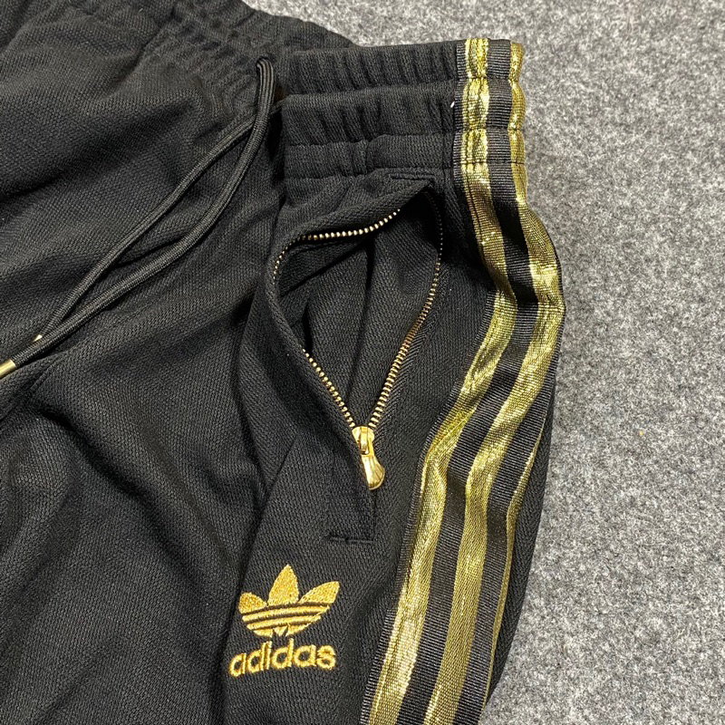 adidas-jogging-pants-กางเกงวอร์มสีดำแถบทองแท้ป้ายห้อย