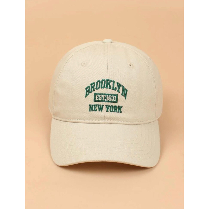 พร้อมส่ง-ca-6601-brooklyn-cap-หมวกแก๊ป-หมวกกันแดด-new-york