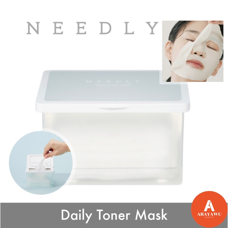 ฉลากไทย-พร้อมส่ง-needly-daily-toner-mask-350g-30แผ่น