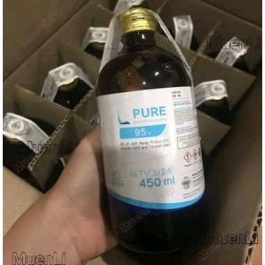 L Pure 450 ml.เอทิลแอลกอฮอล์95% | Shopee Thailand