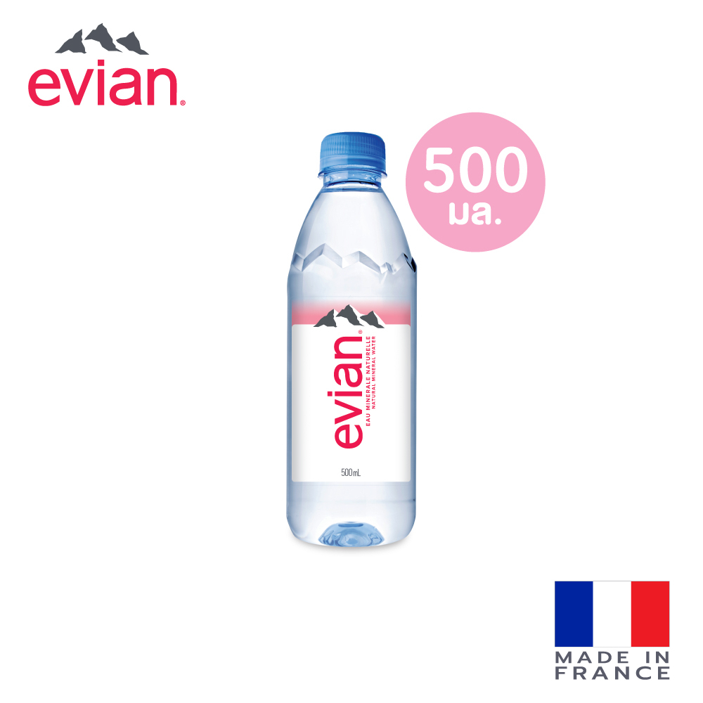 3-แพ็ค-evian-natural-mineral-water-เอเวียง-น้ำแร่ธรรมชาติ-ขวดพลาสติก-1-ลิตร-แพ็คละ-12-ขวด