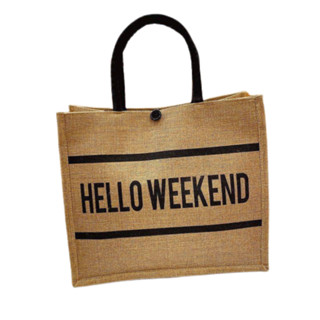 โปรโมชั่น : HB-602 กระเป๋าผ้ากระสอบ ใบใหญ่ งานสวย ใส่ของได้เยอะ