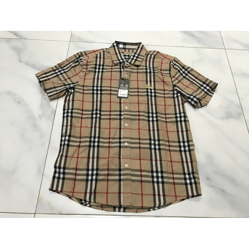 เสื้อเชิ้ตแขนสั้น-burberry