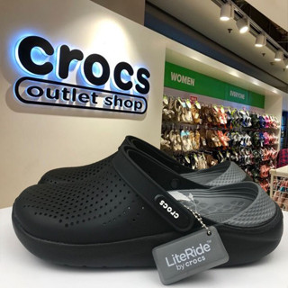 จัดส่งจากกรุงเทพ Crocs LiteRide Clog shop ผู้ชายรองเท้าแตะ รองเท้าชายหาด ราคาถูกกว่า ร้านค้า