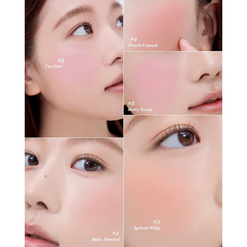 baewithglossy-clio-air-blur-whip-blush-ซื้อ-2-สีขึ้นไปได้รับ-puff-สำหรับเกลี่ยบลัช