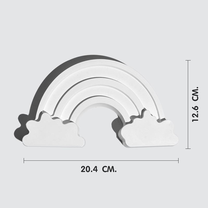 พร๊อพปูน-สายรุ้งก้อนเมฆ-ชิ้นใหญ่-ตกแต่งบ้าน-พร๊อพถ่ายรูป