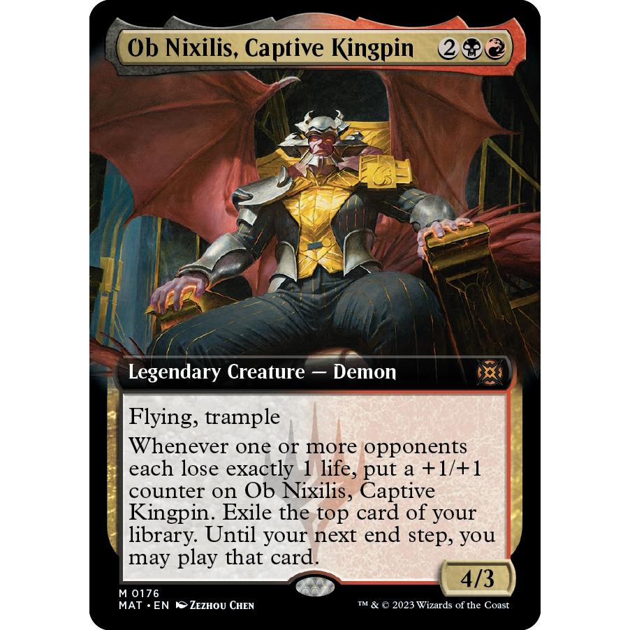 [MTG][Single][MAT] Ob Nixilis, Captive Kingpin ระดับ Mythic [ภาษาอังกฤษ] Shopee Thailand