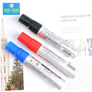 ahhyahhshop  ปากกาเขียนทุกพื้นผิว จัมโบ้ ด้ามใหญ่ (Permanant Broad Marker) แบบเติมหมึกได้ พร้อมส่งจากไทย สินค้าขายดีมาก