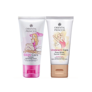 แพ็คคู่บีกี่นี่+ครีม Oriental Princess Bikini Care Perfect Lightening Cream &amp; Underarm Care Pure White Secret Cream