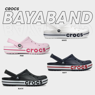 Crocs Collection รองเท้าแตะ รองเท้าแบบสวม CR UX Bayaband Clog 205089-066 / 205089-4CC / 205089-126 / 205089-6TG (2190)
