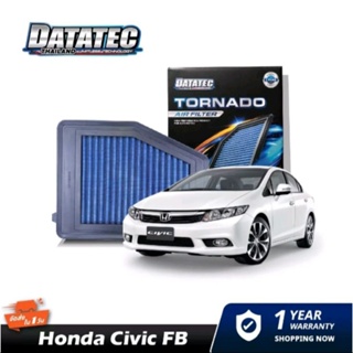 กรองอากาศ HONDA Civic Fb1.8/2.0L 2013 DATATEC TORNADO AIR FILTER