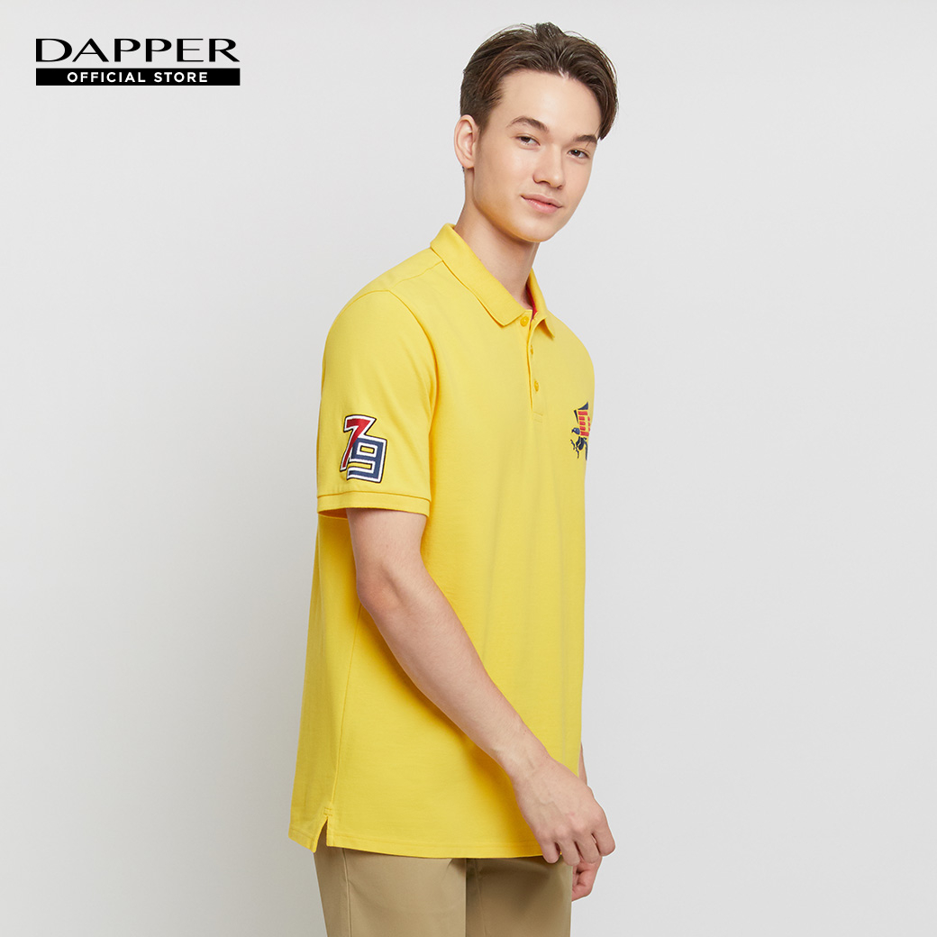 dapper-เสื้อโปโล-d-79-logo-สีเหลือง-kpby1-623rs
