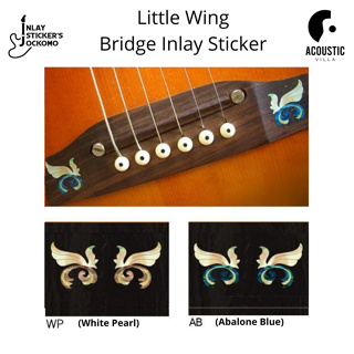 Guitar Bridge Little Wing Inlay Sticker