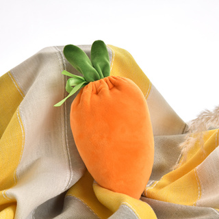 🍭 ถุงผ้าหูรูด ใส่ของขวัญทรงน่ารัก ลายแครอทน่ารักมาก ใส่ของขวัญ ใส่ของชำร่วย พร้อมส่งในไทย
