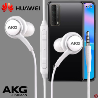 หูฟัง สมอลทอล์ค Huawei 3.5 mm In-Ear หัวเหว่ย Y7A และทุกรุ่น อินเอียร์ เสียงดี เบสหนัก สายถัก มีปุ่มปรับระดับเสียง