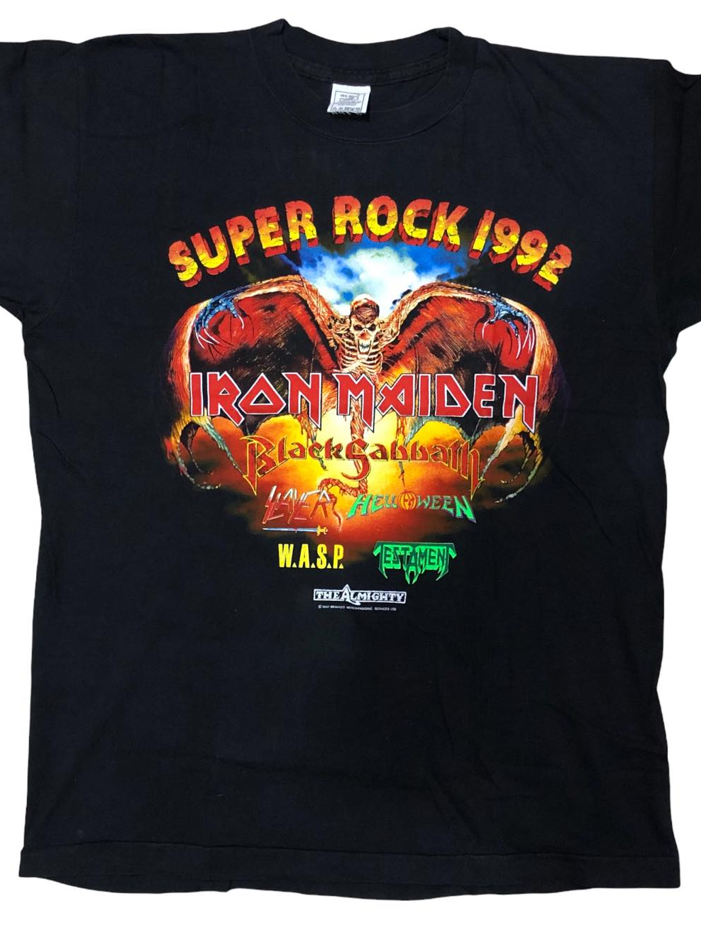 จัดส่งฟรี-เสื้อวงดนตรี-iron-maiden-super-rock-tour-ปี-1992-size-l-สินค้าลิขสิทธิ์แท้-100