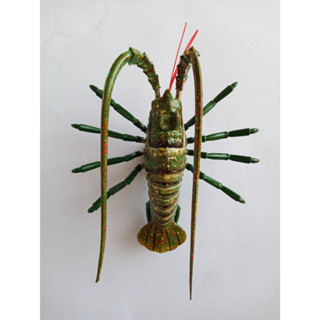 โมเดลเรซิ่นรูปสัตว์แปลกตา "Lobster" Whimsical Animal Resin Model with Interactive Coil Spring Movement