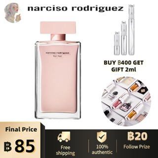 100%ของแท้💯💯Narciso Rodriguez for Her Eau de Parfum 2ml/5ml/10ml สปอตสินค้า น้ำหอมผู้หญิง กลิ่นหอมติดทนนาน✨
