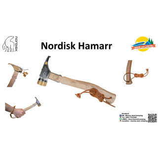 Nordisk Hamarr ค้อนที่ออกแบบมาพิเศษที่ช่วยให้คุณตอกสมอบกบนพื้นดิน