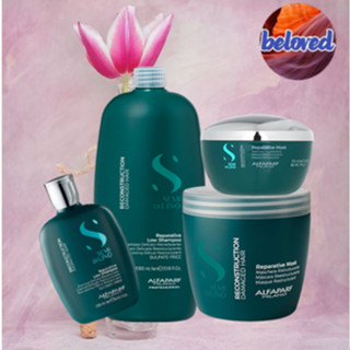 Alfaparf Reparative low shampoo/Mask ปกป้องเส้นผมจากมลภาวะ และผมที่อ่อนแอเสียหาย