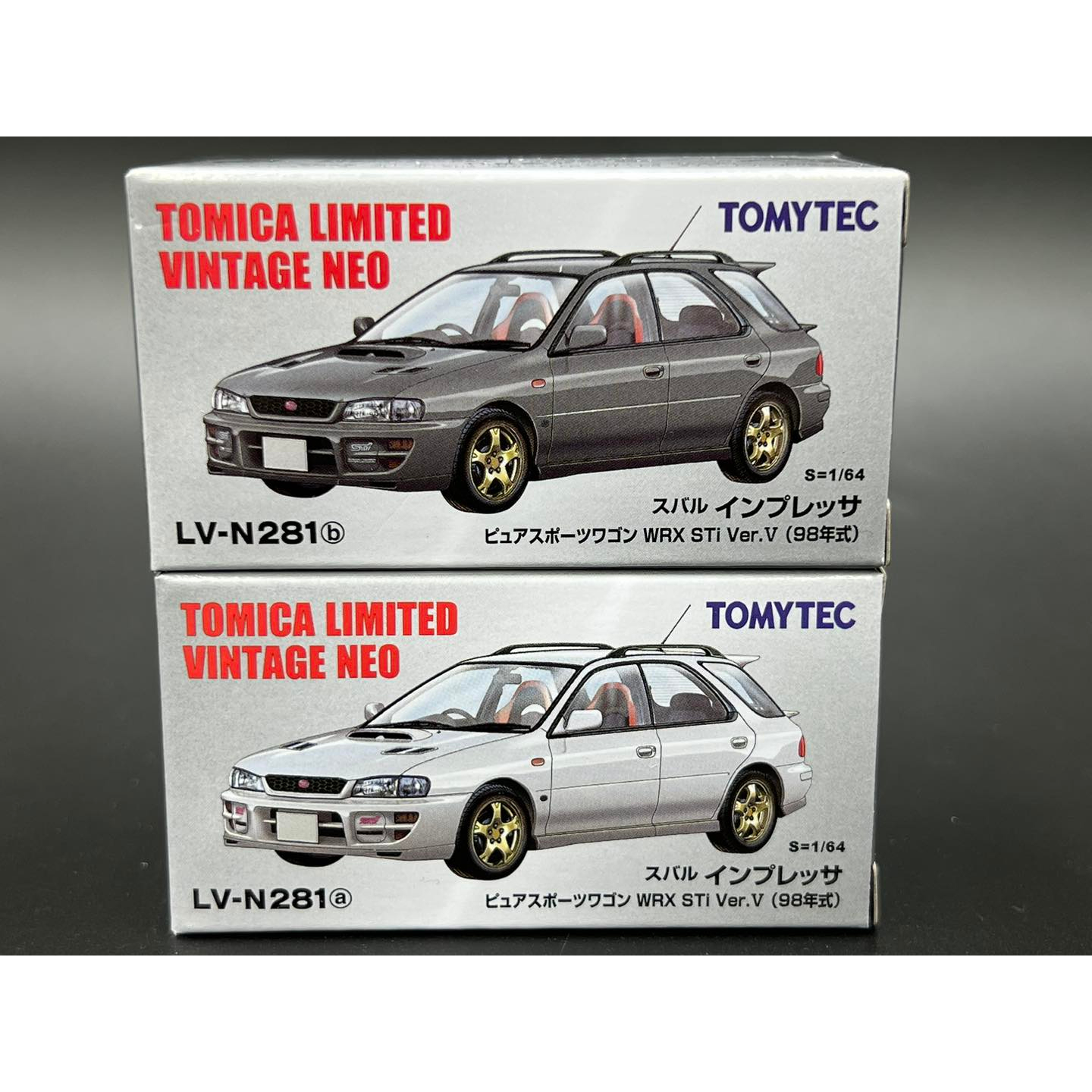 tomica-limited-vintage-neo-lv-n281a-lv-n281b-subaru-impreza-pure