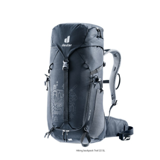 Deuter Trail 22 SL เป้ เดินป่า  ปีนเขา   สำหรับผู้หญิง new logo 2023 ลายกราฟฟิค ฉลองครบ 125 ปี (ออกใบกำกับภาษีได้)