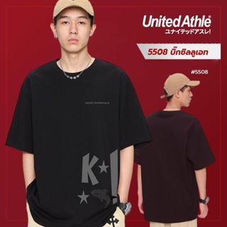 United Athle®  เสื้อยืดผู้ชาย  เสื้อยืดคอกลมแขนสั้น K★！- ดำ รุ่น #5508