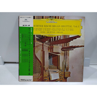 1LP Vinyl Records แผ่นเสียงไวนิล カール・リヒター、バッハ・オルガン・リサイタル第1 集  (J16D134)