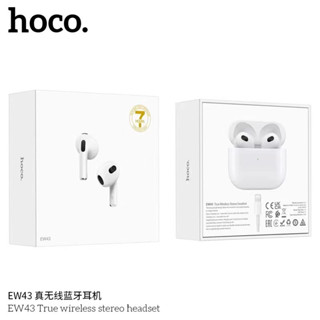 HOCO EW43 หูฟัง True Wireless Stereo headset หูฟัง หูฟังไร้สาย มาให่มล่าสุด ของเเท้100% (280566T)