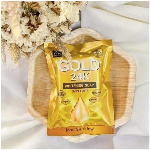 สบู่ทองคำวีวี่-gold-24k-whitening-soap-80g-vivi-gold-24k-whitening-soap