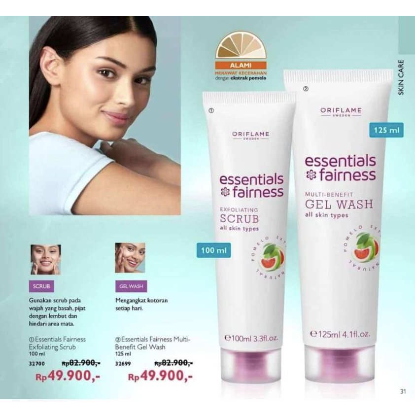 ซื้อ1-แถม-1-oriflame-essentials-fairness-เจลล้างหน้าขาวแถมสบู่หน้าขาว-ขนาดรวม-250กรัม