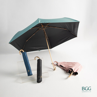 BGG 100% UV Cut Gold Flower Folding Umbrella ร่ม ร่มพับ กันแดด กันฝน กันยูวี100% ดอกไม้ทอง (FM1150)