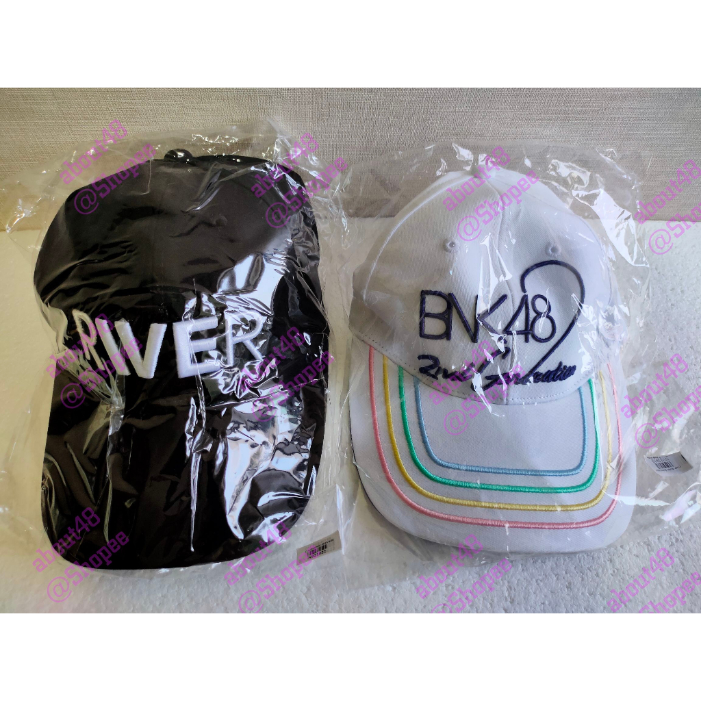 ลดราคา-หมวก-ริเวอร์-สีดำ-หมวกแก็ป-รุ่นสอง-สีขาว-ฺbnk48-river-2nd-generation-bnk-cap-lucky-bag-2023-เก็บเงินปลายทาง